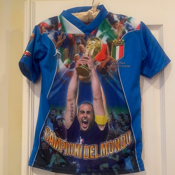 Boys collectible Italian soccer championship jersey - Picture 1 of 8